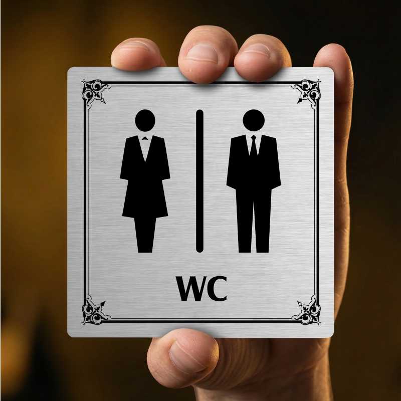 WC společné, 80x80mm, bílá, Texas